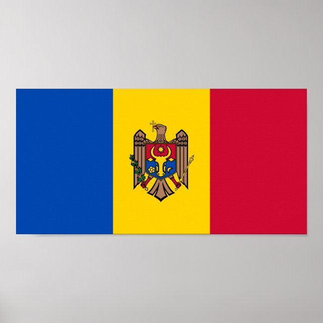 Moldova Flag Poster (Front)