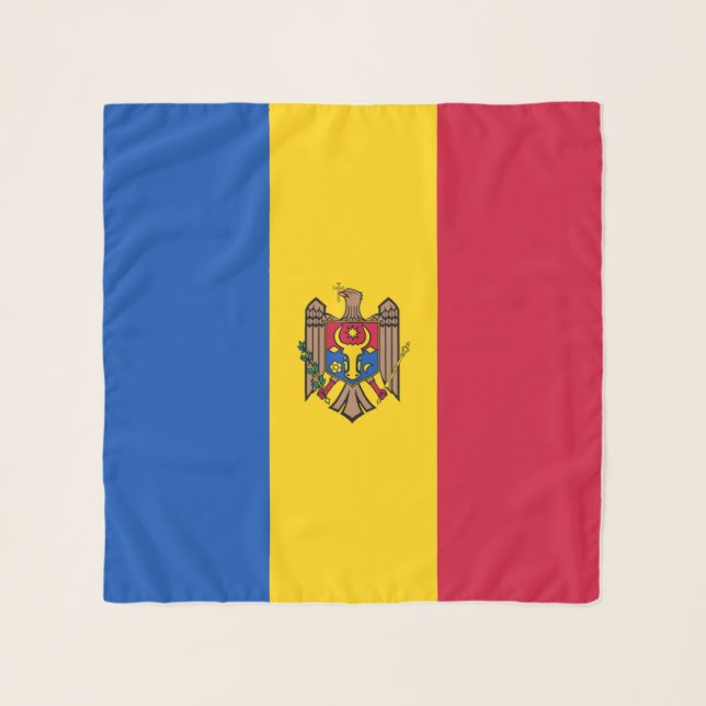 Moldova Flag Scarf (Front)