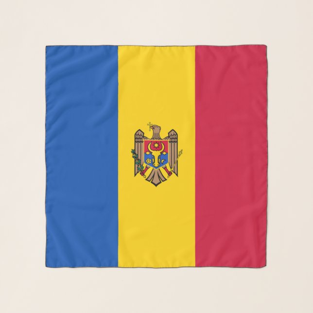 Moldova Flag Scarf (Front)