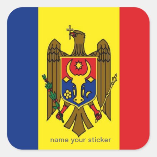 Moldova flag sticker