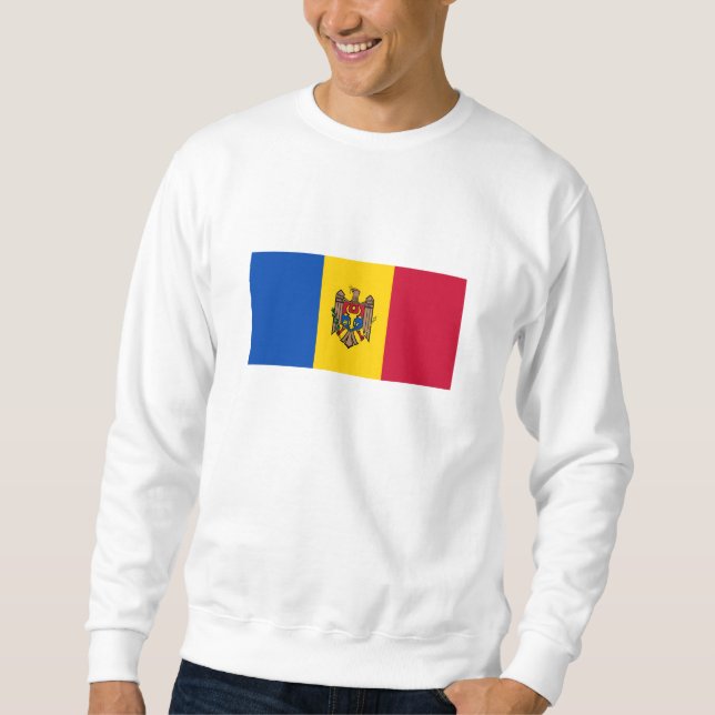 Moldova Flag Sweatshirt (Front)