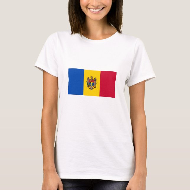 Moldova Flag T-Shirt (Front)