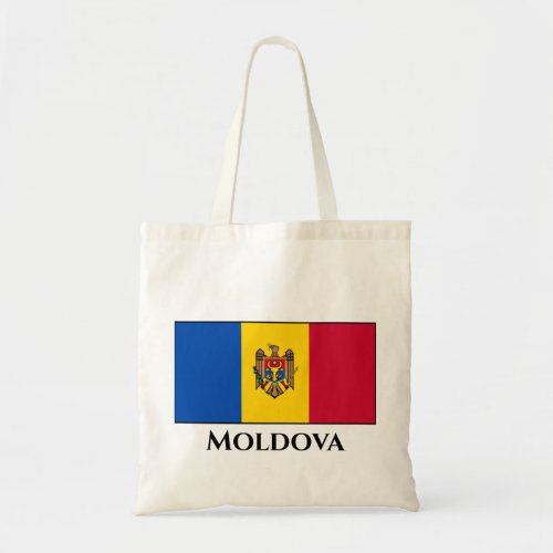 Moldova Flag Tote Bag
