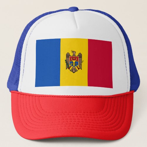 Moldova Flag Trucker Hat