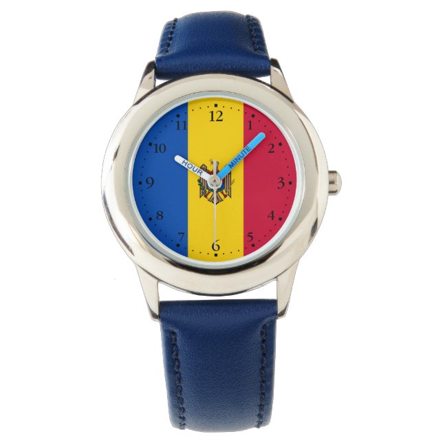 Moldova Flag Watch (Front)