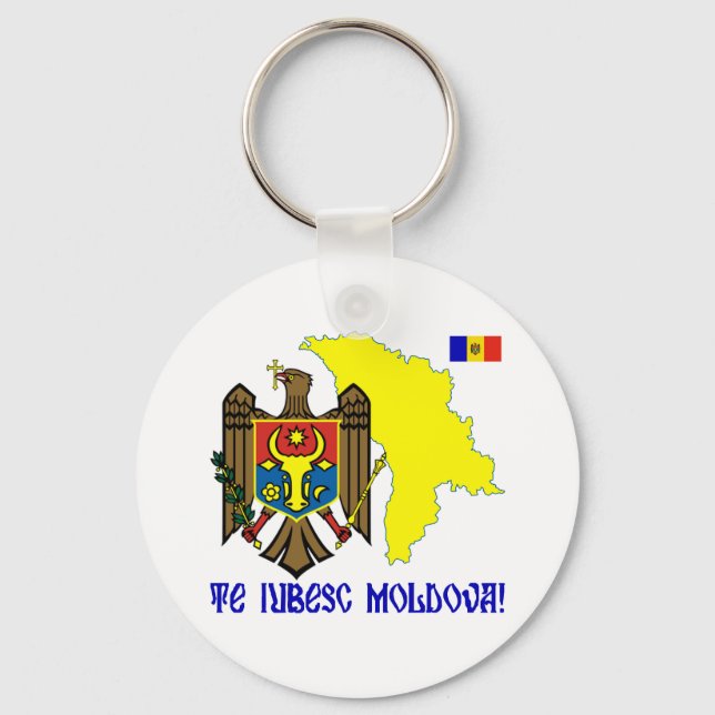 Moldova Keychain (Front)