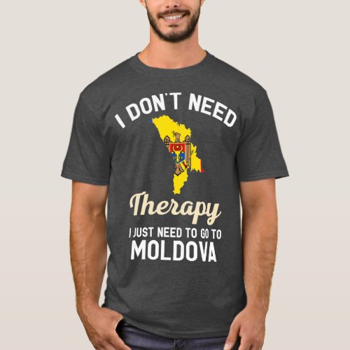 Moldova Moldovan Flag Map Travel Gifts T_Shirt
