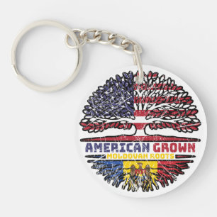 Moldova Moldovan US American USA United States Keychain