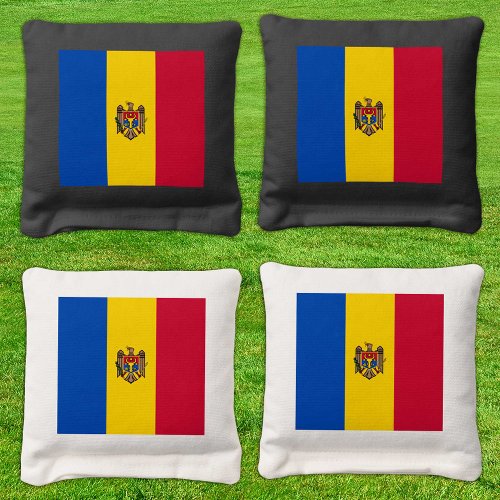 Moldova patriotic bags Moldovan Flag Cornhole Bags