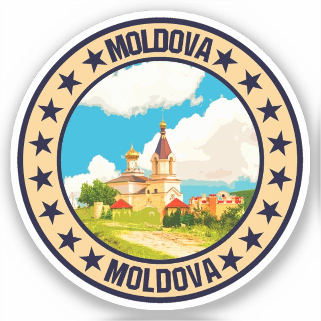 Moldova                                            sticker (Front)