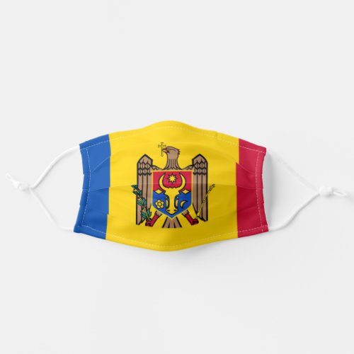 Moldovan flag adult cloth face mask