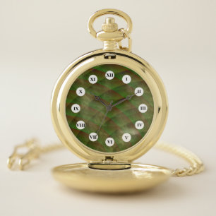Moldy Interference(Roman Face)by Kenneth Yoncich Pocket Watch