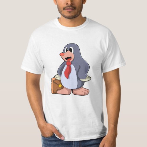 Mole as Entrepreneur with Bag T_Shirt