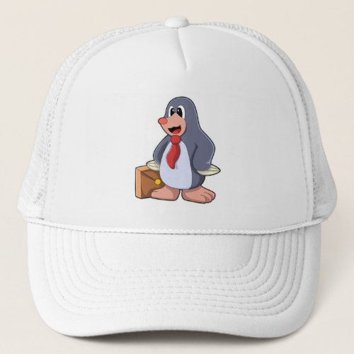Mole as Entrepreneur with Bag Trucker Hat
