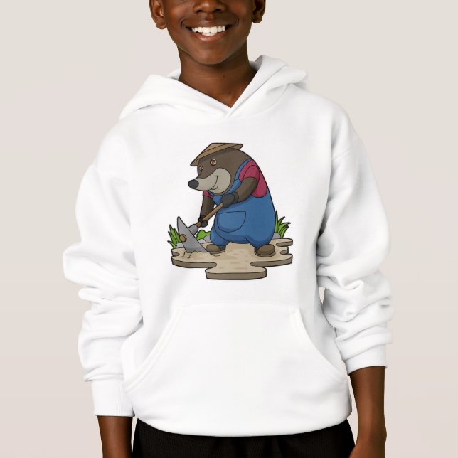 Mole as Farmer Hoodie (Front)