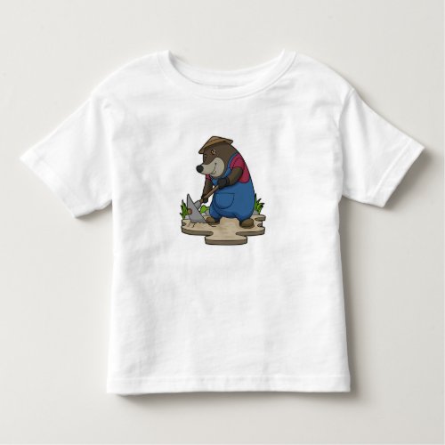 Mole as Farmer Toddler T_shirt