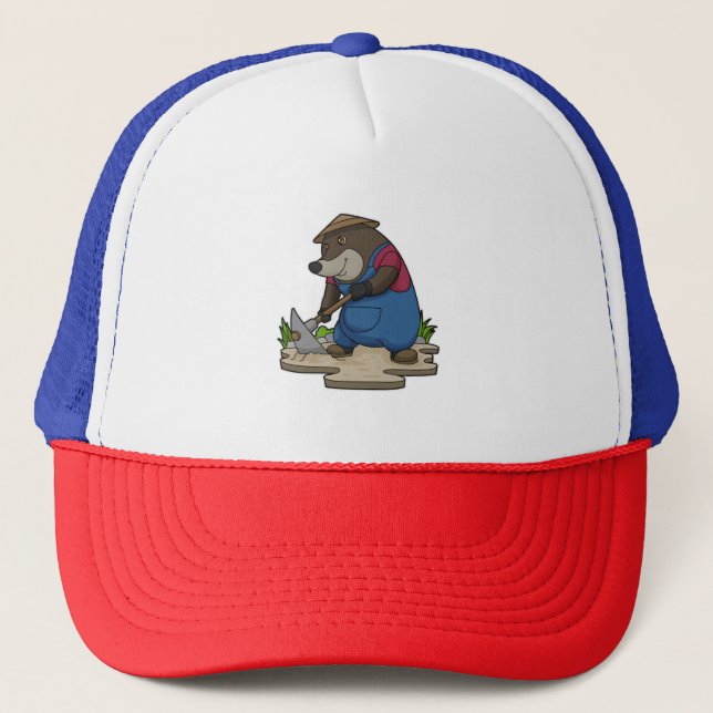 Mole as Farmer Trucker Hat (Front)