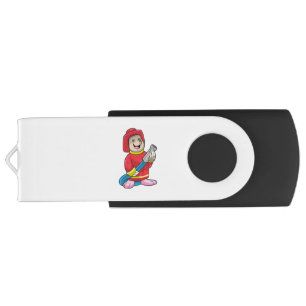 Mole as Firefighter with Hose Flash Drive