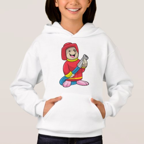 Mole as Firefighter with Hose Hoodie