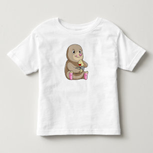 Mole as Gamer with Joystick Toddler T-shirt