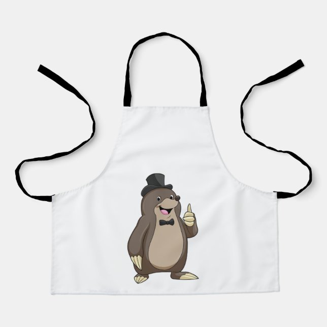 Mole as Groom with Tie Apron (Front)