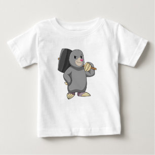 Mole as Handyman with Hammer Baby T-Shirt