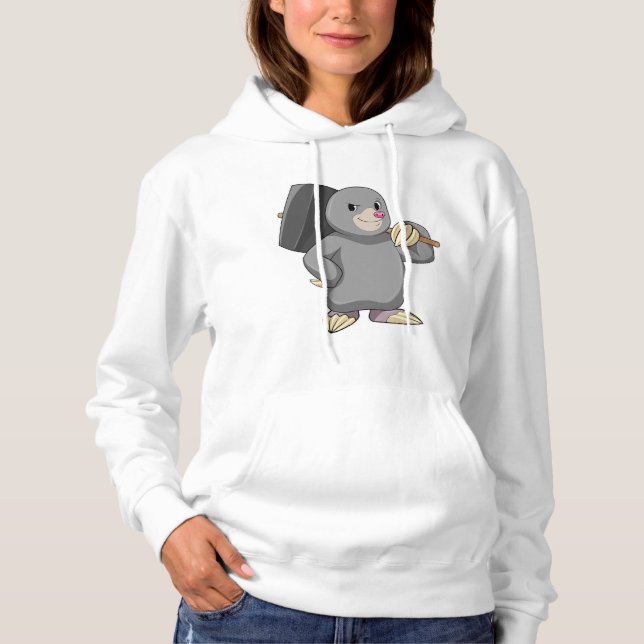Mole as Handyman with Hammer Hoodie (Front)