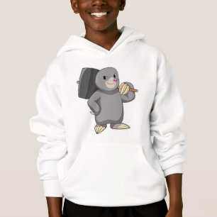 Mole as Handyman with Hammer Hoodie