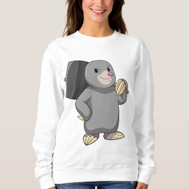 Mole as Handyman with Hammer Sweatshirt (Front)