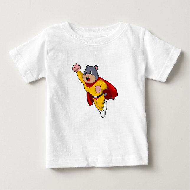 Mole as Hero Baby T-Shirt (Front)