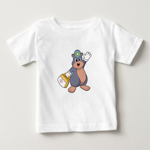 Mole as Nurse with First aid kitPNG Baby T_Shirt