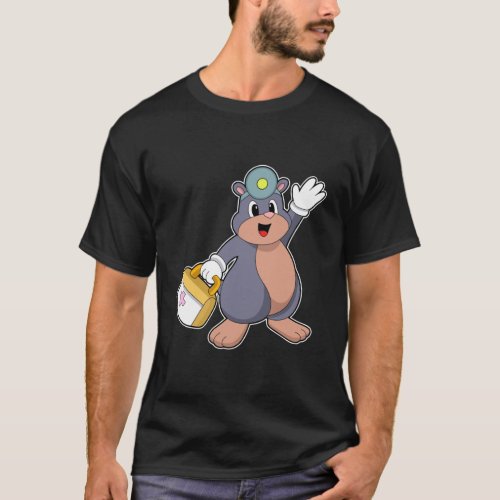 Mole as Nurse with First aid kitPNG T_Shirt