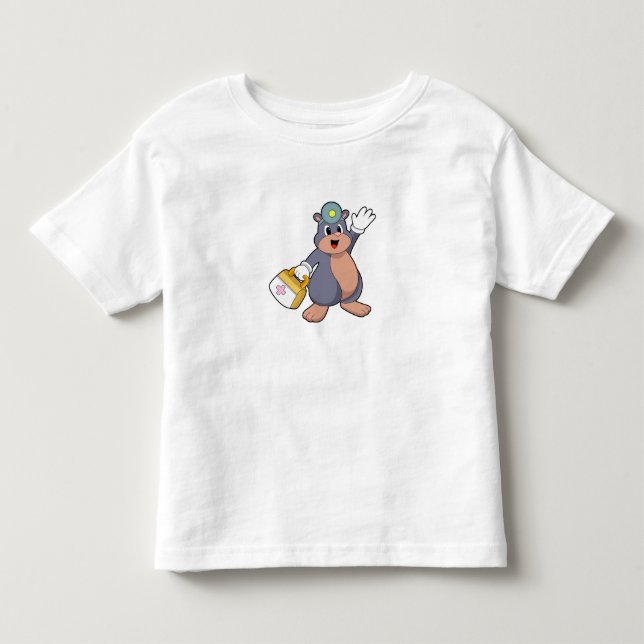 Mole as Nurse with First aid kit.PNG Toddler T-shirt (Front)
