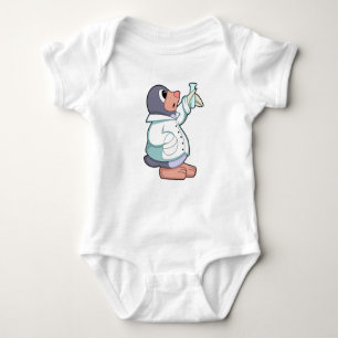 Mole as Scientist with Test tube Baby Bodysuit
