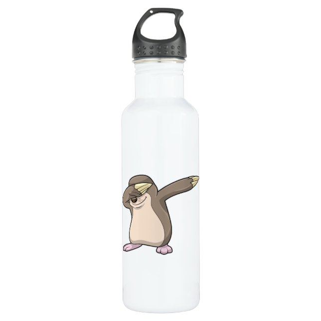 Mole at Hip Hop Dance Dab Stainless Steel Water Bottle (Front)