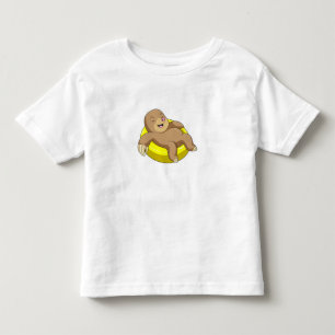 Mole at Swimming with Lifebuoy Toddler T-shirt