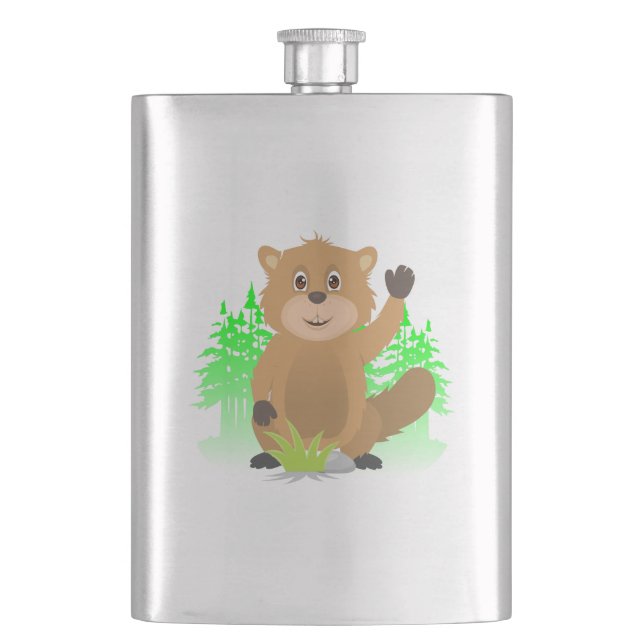 Mole clipart flask (Front)