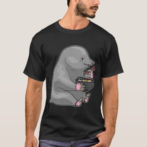 Mole Cook Ramen Cooking T-Shirt