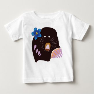 Mole Drawing Baby Bodysuit