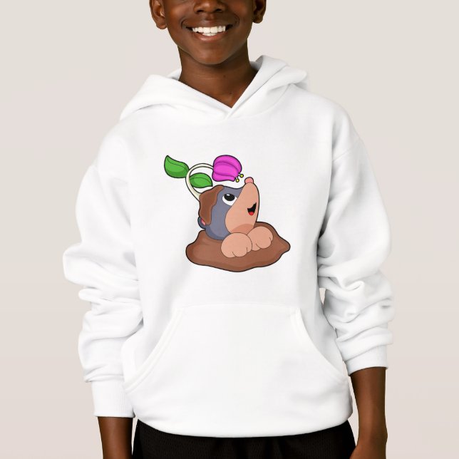 Mole Earth Flower Hoodie (Front)