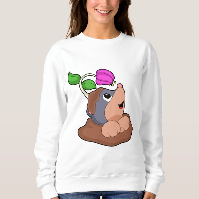 Mole Earth Flower Sweatshirt (Front)
