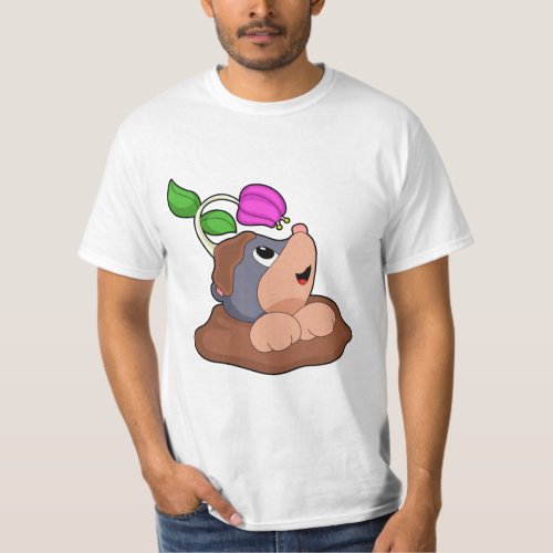 Mole Earth Flower T_Shirt