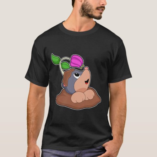Mole Earth Flower T_Shirt
