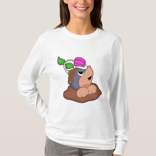 Mole Earth Flower T_Shirt