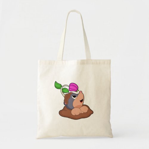 Mole Earth Flower Tote Bag