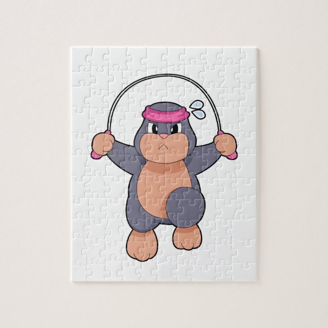 Mole Fitness Rope Jigsaw Puzzle (Vertical)