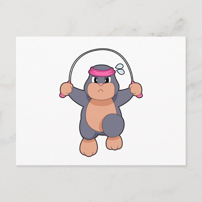 Mole Fitness Rope Postcard (Front)