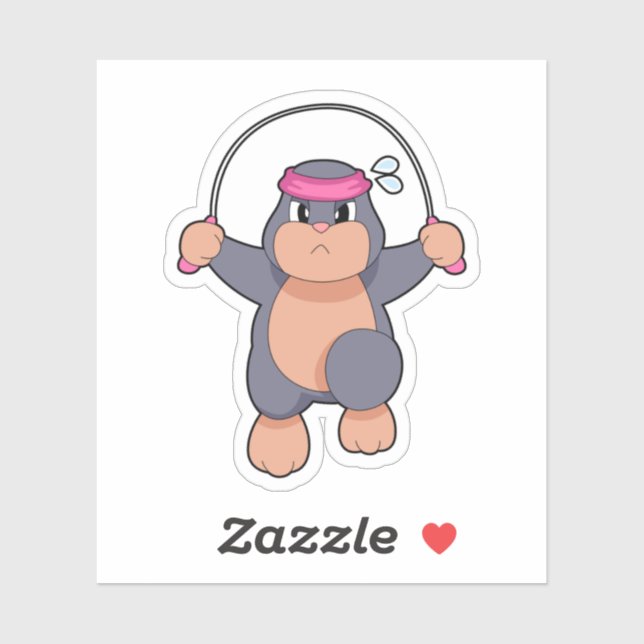 Mole Fitness Rope Sticker (Sheet)