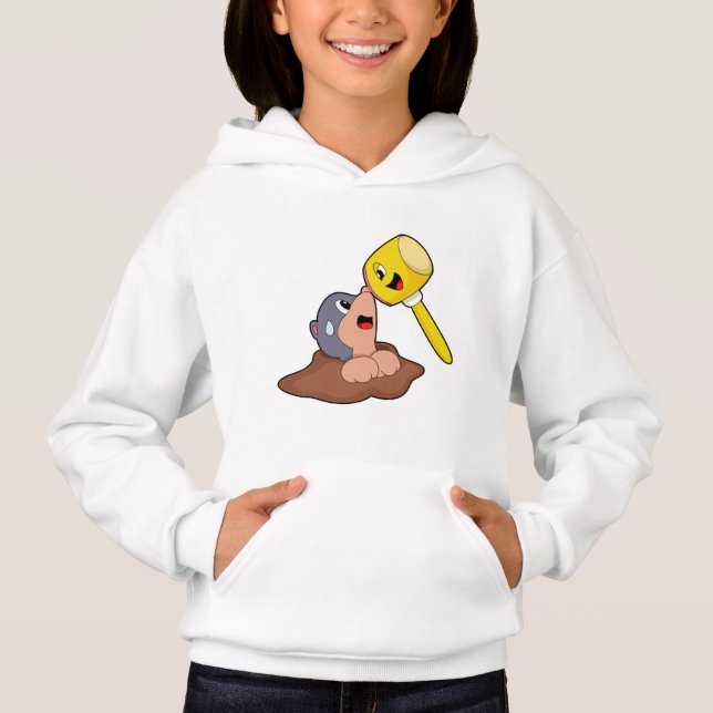 Mole Hammer Hoodie (Front)
