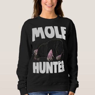 Mole Hunter  Women Cute Little Mole Love Sweatshirt